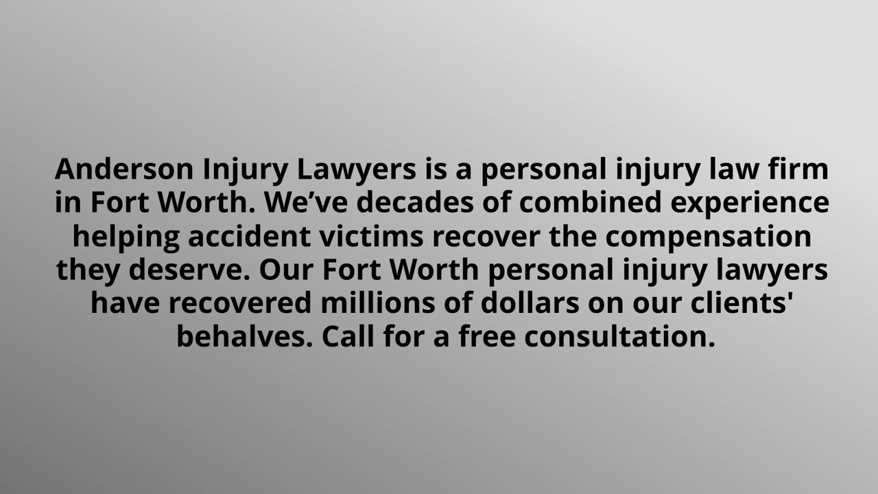 Fort Worth Car Accident Lawyer