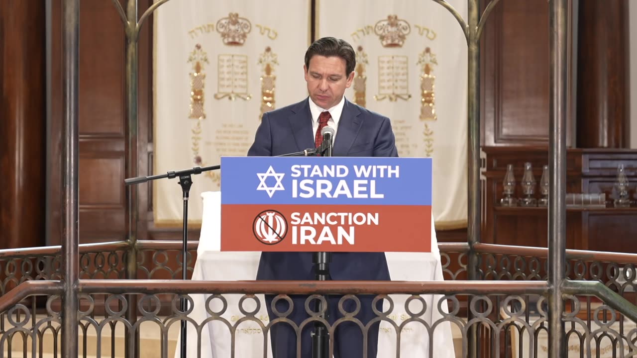 Governor Ron DeSantis Proposes Stronger Sanctions on Iran