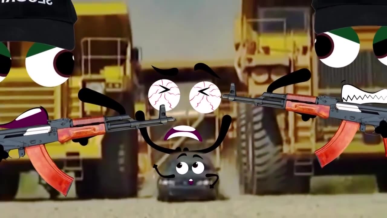 Car VS Main Battle Tank | Tank Crushes Everything | Lucky Doodles