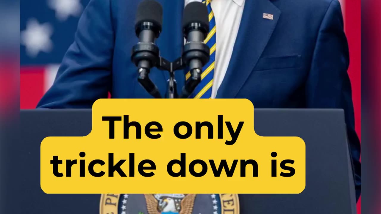 Bidenomics Trickledown Policy #Parody