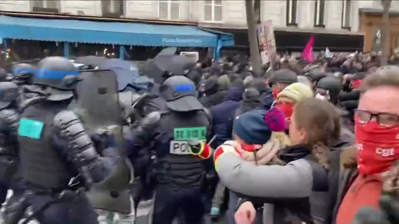 This is Paris, France. Protests have been raging for many months without pause.