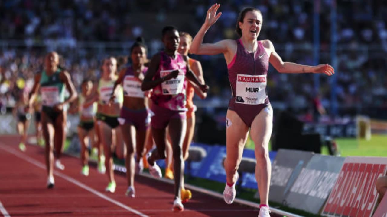 Laura Muir Wins Women’s 1500M at Stockholm Diamond League.