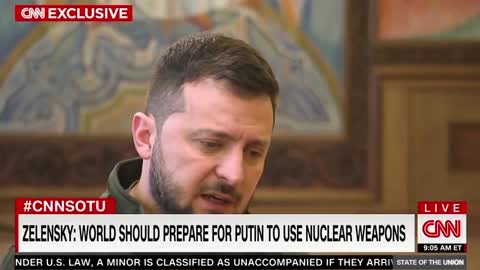 Zelensky is now claiming that Putin will use nuclear and chemical weapons