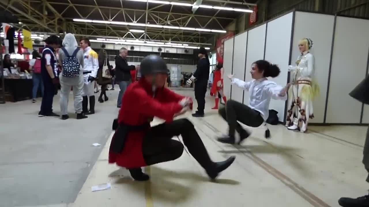 Kazotsky Kick In Real Life - TF2 Cosplay - Kamo Con 2019