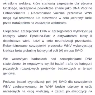 Rozpylanie szczepionek z samolotów.