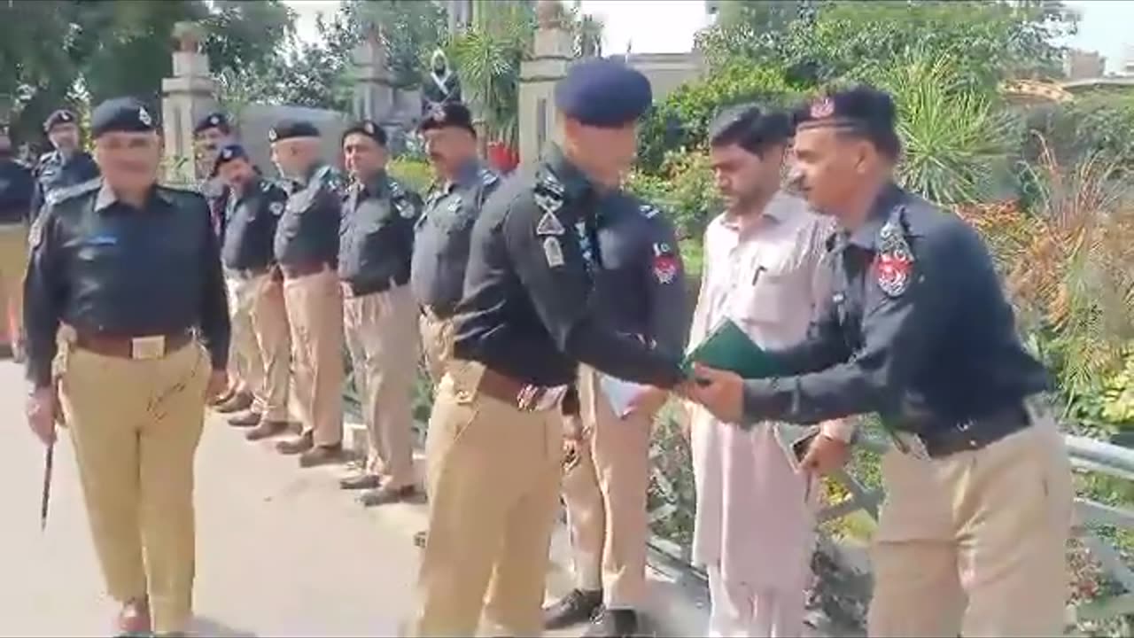 Newly appointed SSP Operations Peshawar Kashif Aftab Abbasi took charge of his post