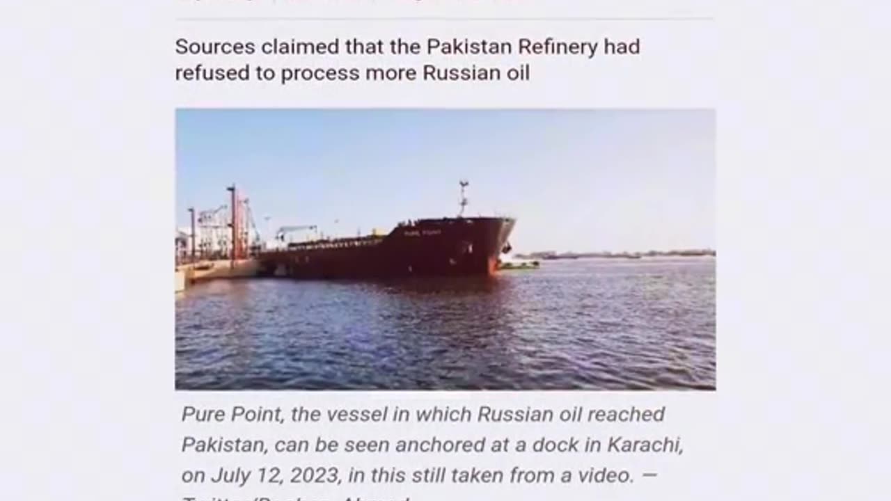 Why Pakistan Stop Buying Crude Oil From Russia