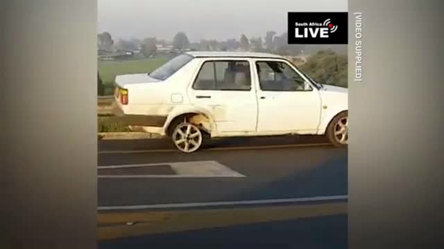 Car That Moves Without Tires Only In SA
