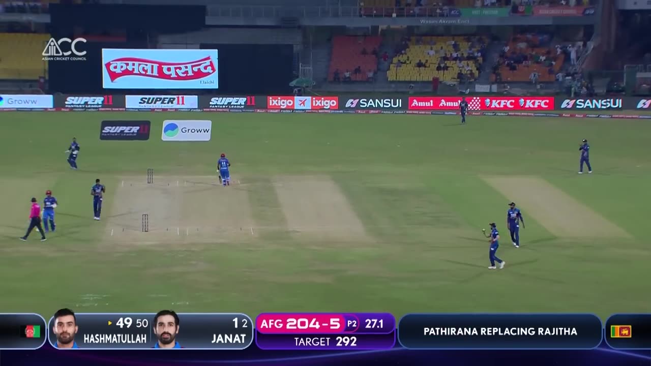 Super11 asia cup 2023 match 6 Afghanistan vs Sri Lanka