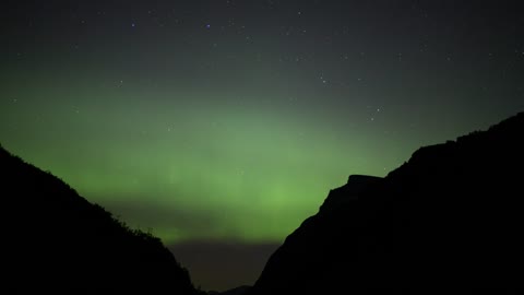 Aurora borealis timelapse