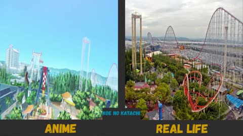 Anime vs Real Life Locations Comparison