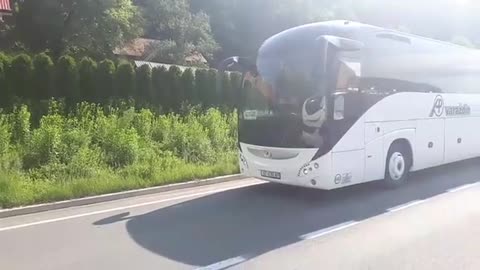Kolona na granici s Austrijom na putu prema Bleiburgu