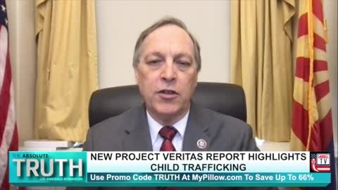 Rep. Andy Biggs Reacts To Project Veritas' Breaking Child Trafficking Investigation