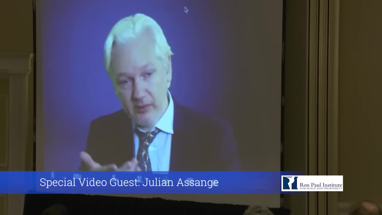 Flashback 2017: Julian Assange Speaks Out At Ron Paul Institute Conference