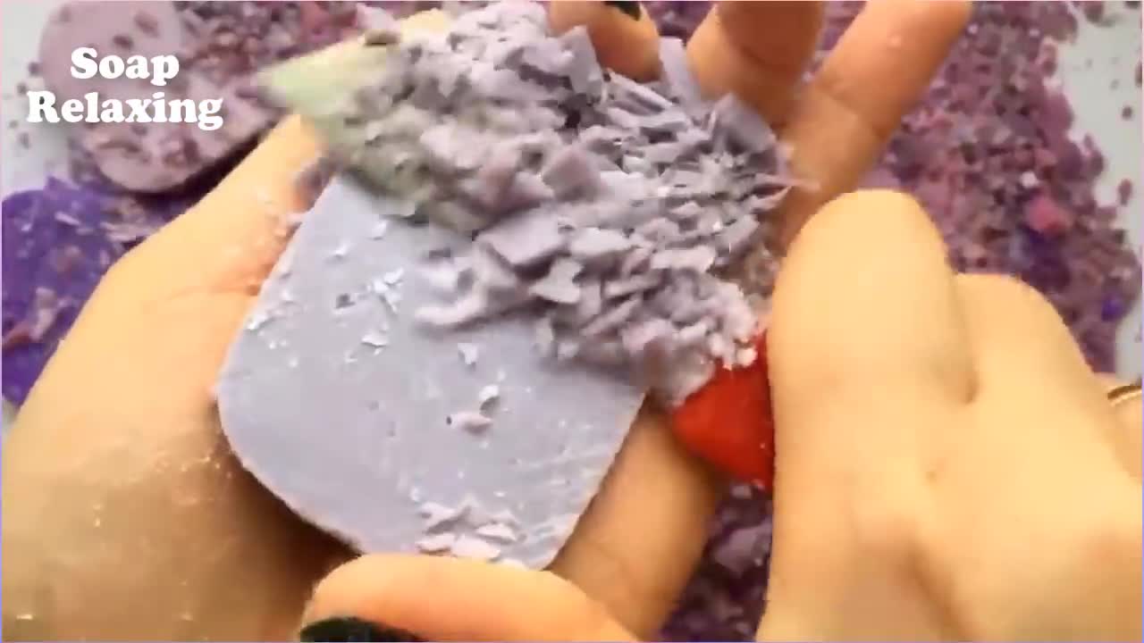 satisfying soap cutting video for fun