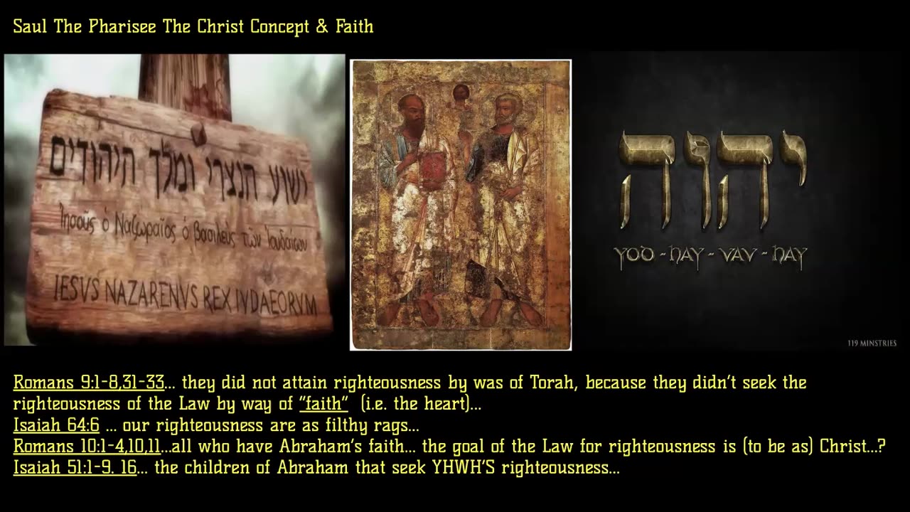Paul The Pharisee & The Christ concept