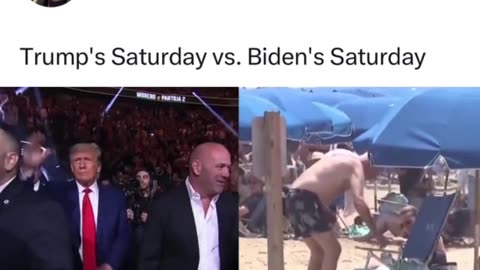 trumps saturday vs bidens saturday