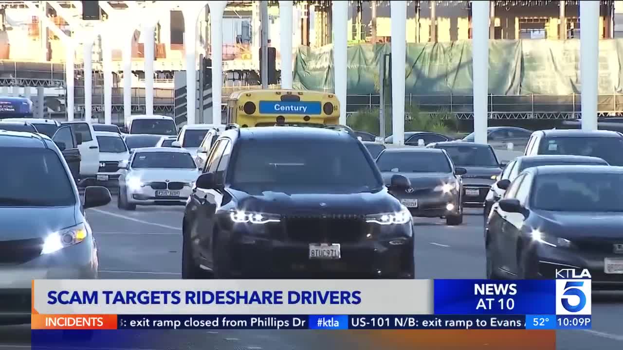 Rideshare drivers in Los Angeles are getting targeted by scammers