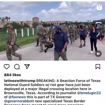National guard shows up at the border