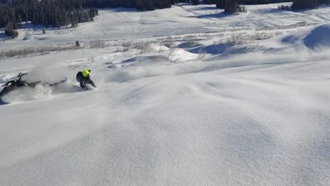 Snowmobiling Togwotee Pass - Day 2 - Ski Doo Summit 850 Turbo