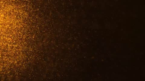 Golden particles background