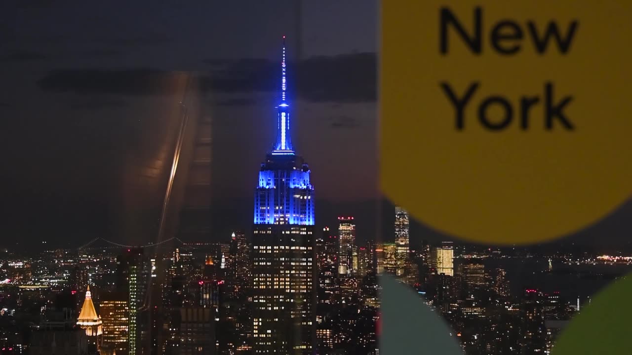 Empire State Building From a Window