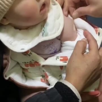 Cute Babies Taking The Vaccine