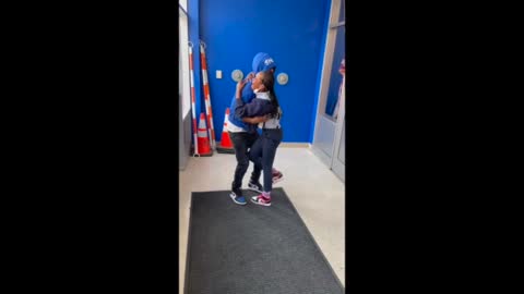 Man Who Was Wrongfully Convicted Surprises Niece At School