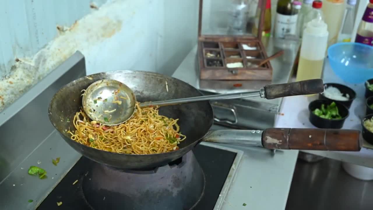 Shanghai Noodles Recipe _ शंघाई नूडल्स ll Shanghai Noodles restaurant style #trending #topfood