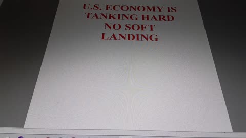 U.S. Economy Is Tanking - There Will Be No Soft Landing