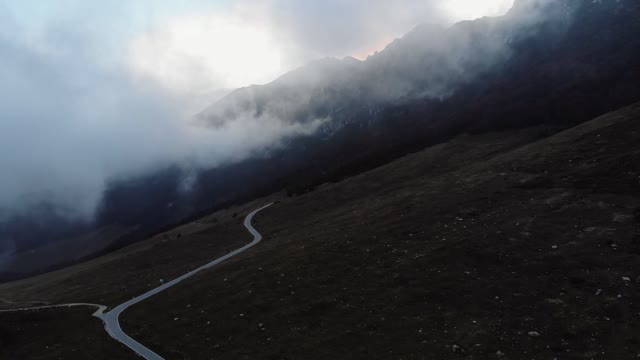 Fog Mountains Road