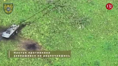 9 Russian vehicles attacking in direction of Avdeyevka along with their crew became like this