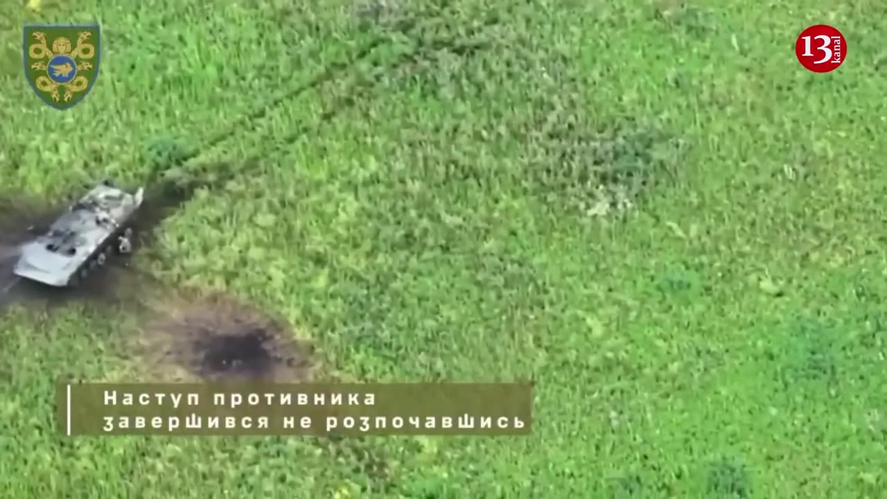 9 Russian vehicles attacking in direction of Avdeyevka along with their crew became like this