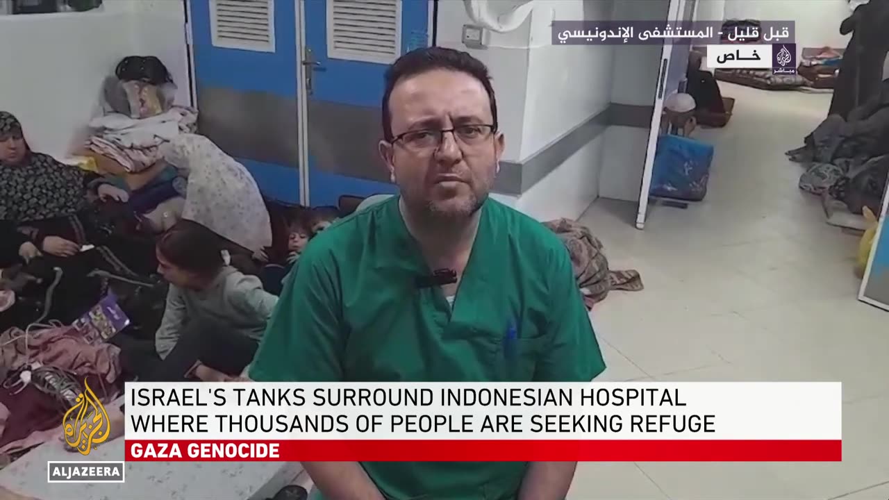 Israeli tanks besiege Gaza’s Indonesian Hospital