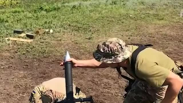 Ukraine War - American 60-mm mortar M224 LWCMS in service with the AFU