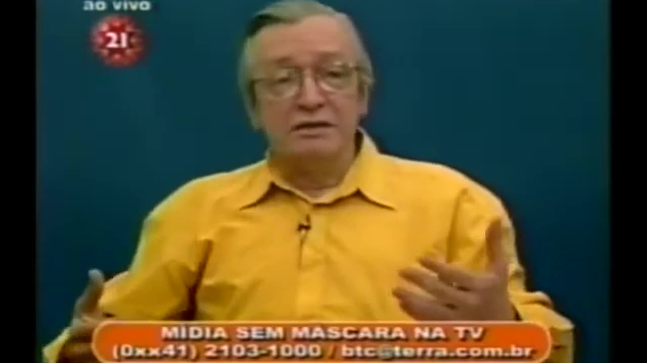 Mídia Sem Máscara na TV - Episódio 01 (2004) - Olavo de Carvalho e José Monir Nasser