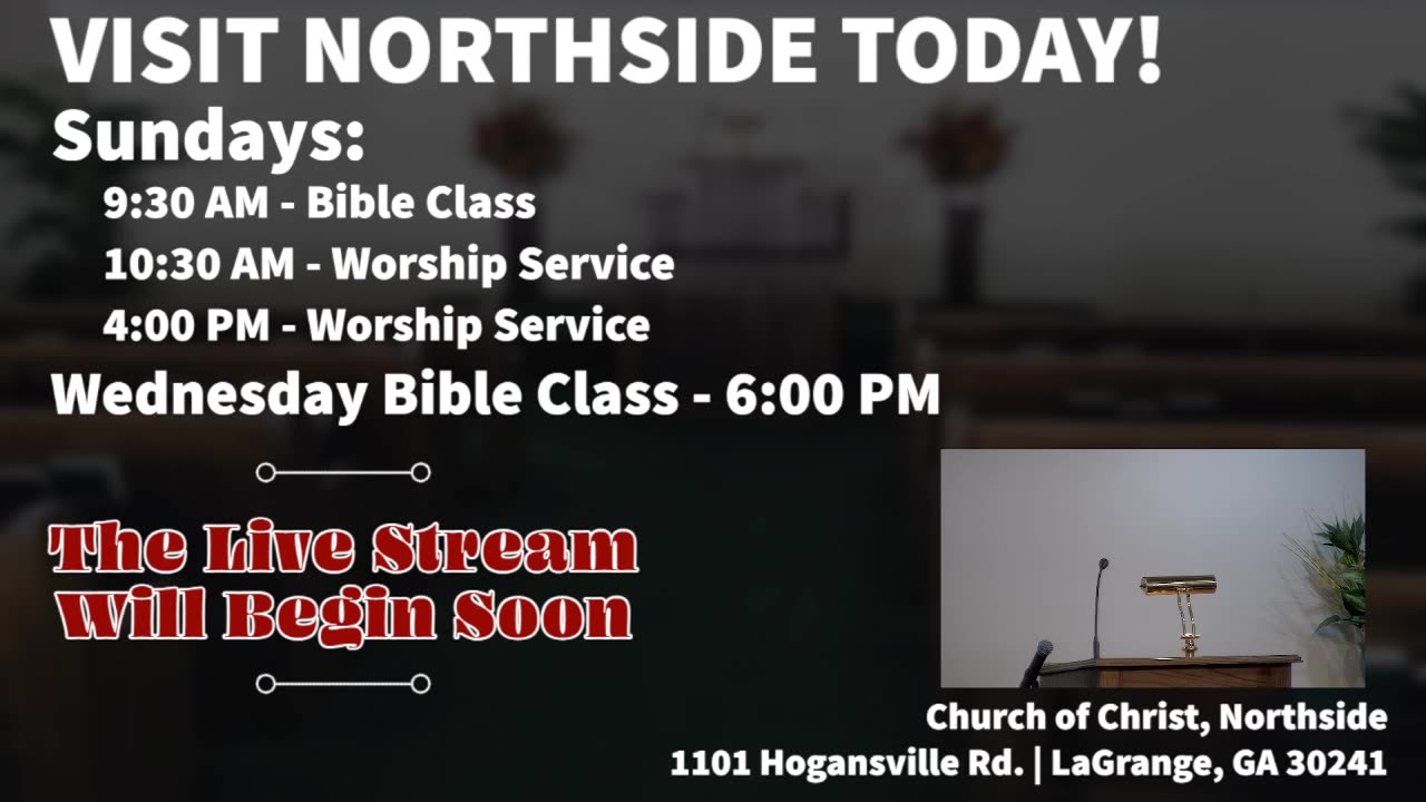 Northside LaGrange Church of Christ 3-3-24 PM