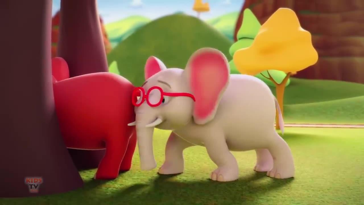 Ek Mota Hathi Ghumne Chala, Hindi Rhymes and Elephant Cartoon Song