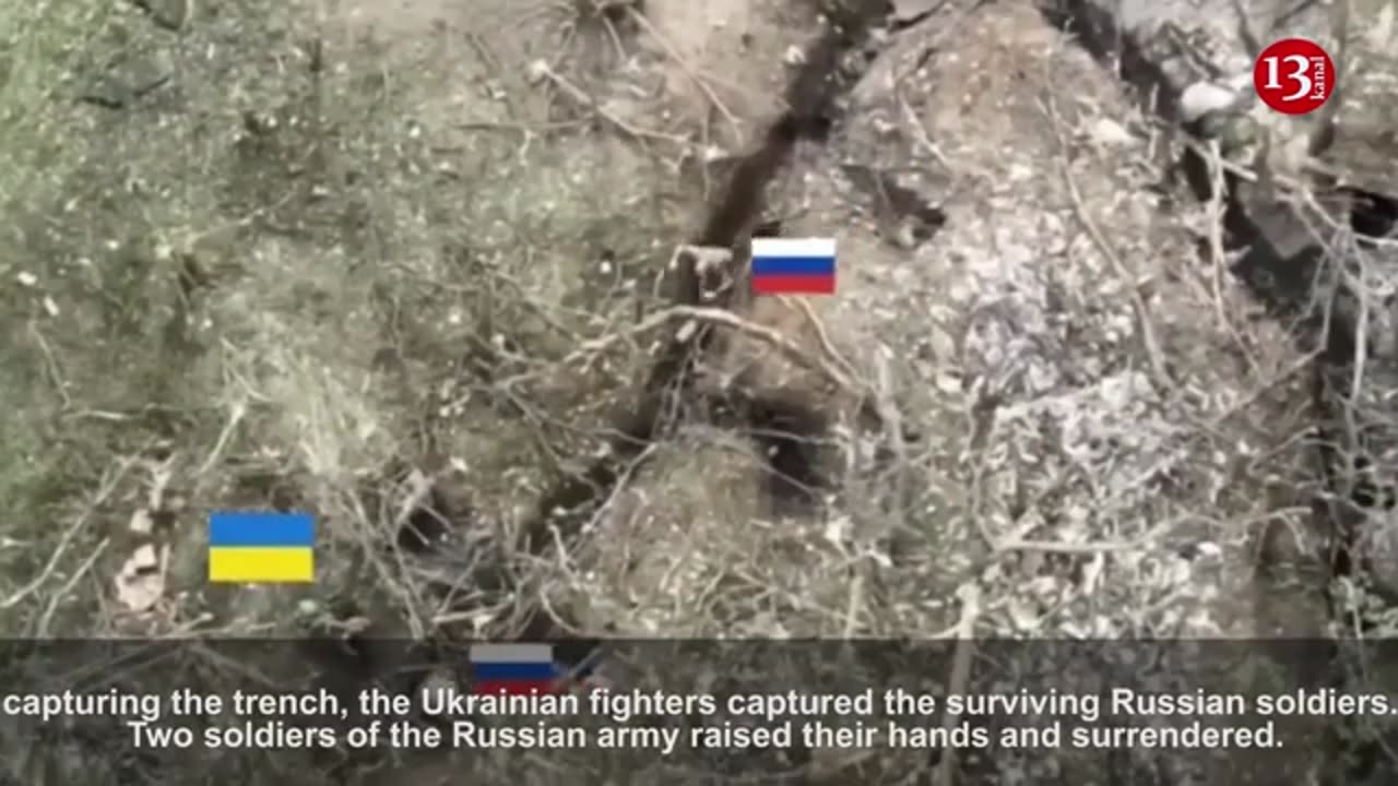 Shocking video: Russian soldiers surrender in the Ukrainian city of Bakhmut