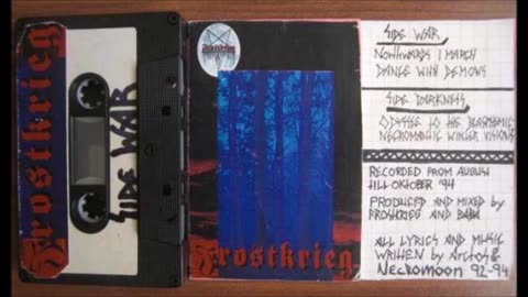 Frostkrieg - (1994) - Necromantic winter visions - (full demo)