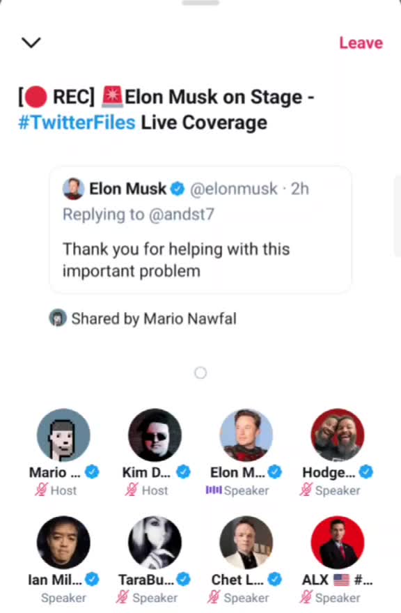 Elon Musk told LIVE ON TWITTER that he expects to be assassinated
