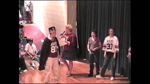 2000-01 WPHS Vids 012 Homecoming Hootenanny King and Queen Crowned by Glenn Strader