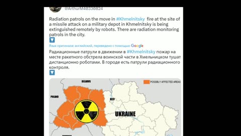 Radiation ALERT!!!!! AFTER DEPLETED URANIUM AMMO IS DESTROYED IN RUSSIAN ATTACK