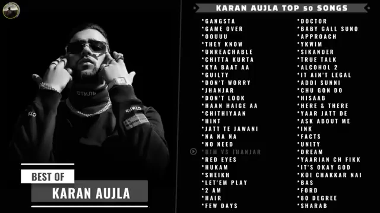 Karan aujla top 50 songs