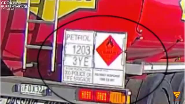 Camry nearly hits fuel tanker. 2021.09.06 — BURPENGARY, QLD