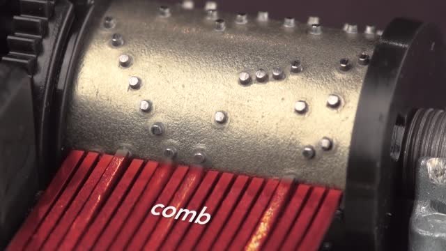 How a Wind Up Music Box Works