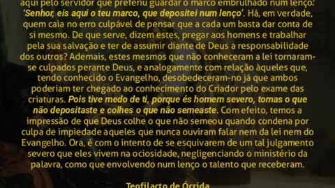 Quarta-feira da 33ª Semana do Tempo Comum - Ano C