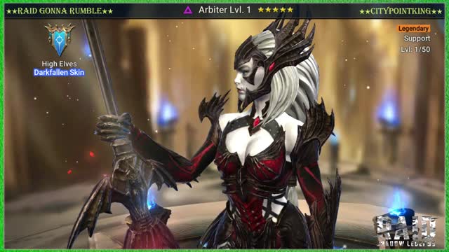 Raid Shadow Legends - Arbiter - Darkfallen Skin