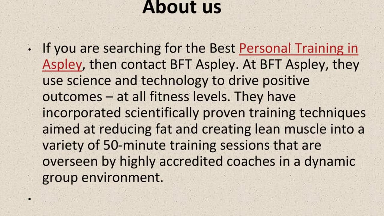 Get The Best Personal Training in Aspley.