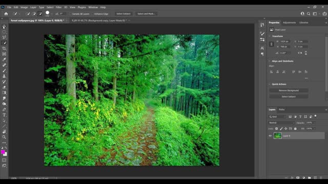 photoshop tutorial | background changing